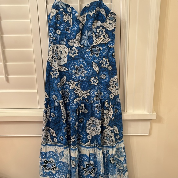 blue full of flowers farm rio dress! - Picture 5 of 8